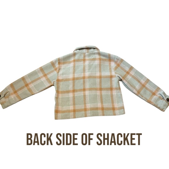 Girls' Star Wars: The Mandalorian Plaid Shacket - Brown/Tan size: Medium - Picture 5 of 10